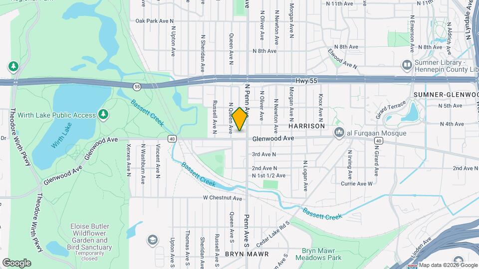 2212 Glenwood Ave Map and Location Details