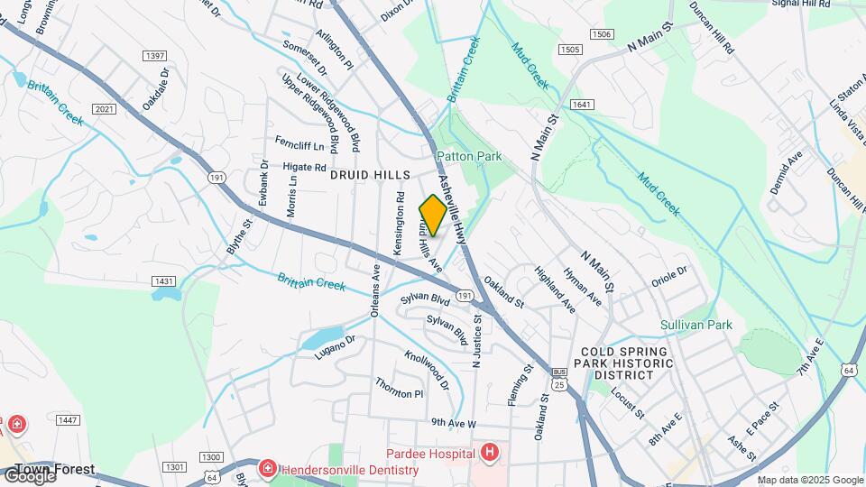 125 Ashwood Rd Map and Location Details