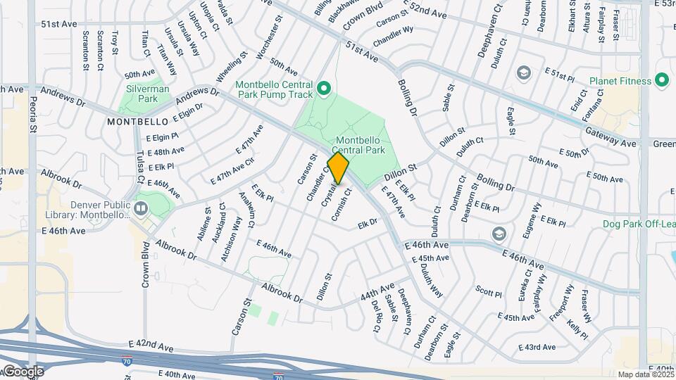 4854 Crystal St Map and Location Details