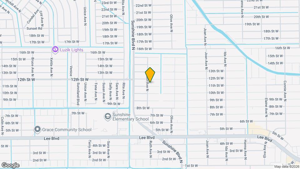 3310 11th St W Map and Location Details