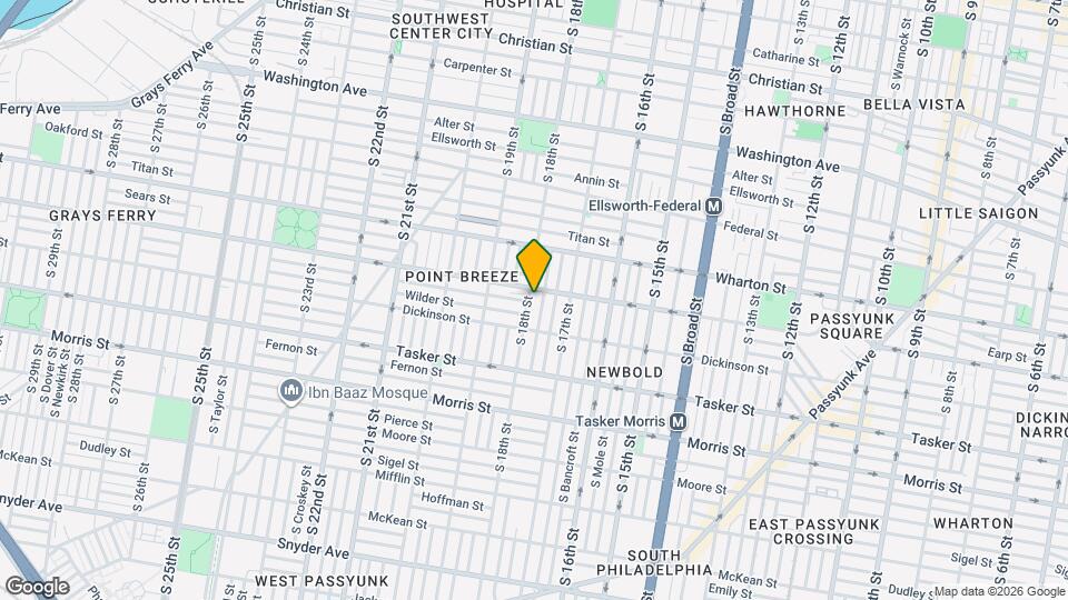 1407 S 18th St Map and Location Details