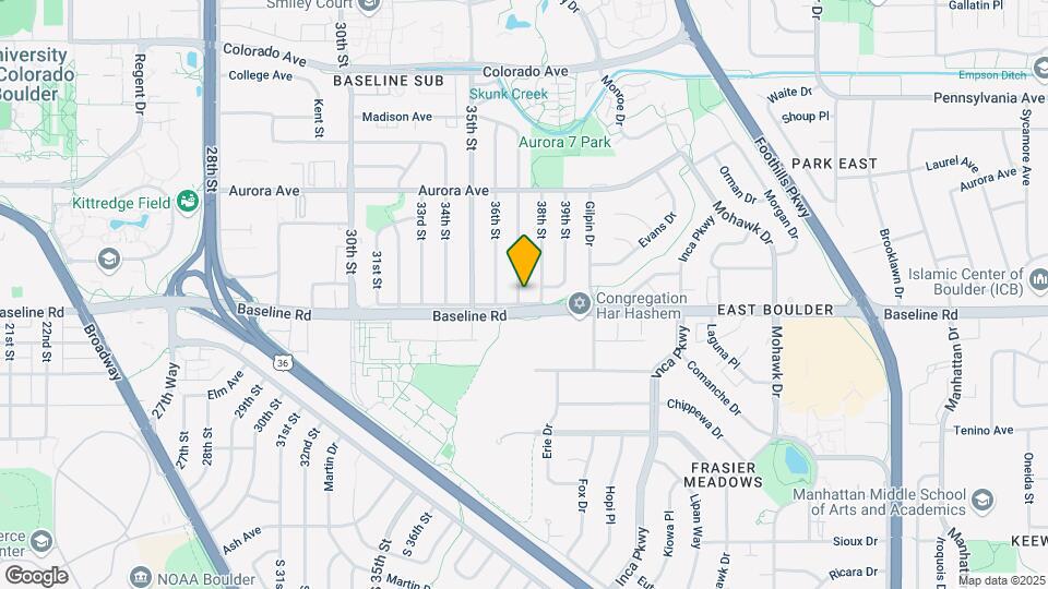 710 37th St Map and Location Details