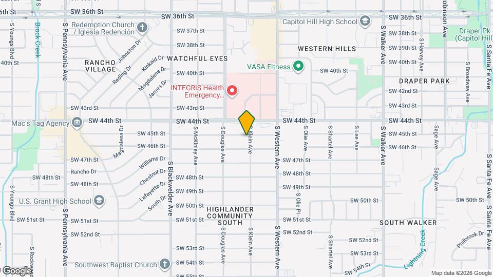 1004 SW 45th St Map and Location Details