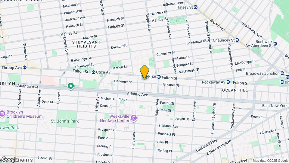 897 Herkimer St Map and Location Details
