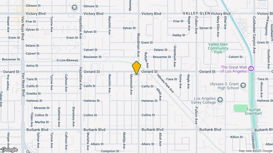 5937 Woodman Ave Mapa y Detalles de la Ubicación
