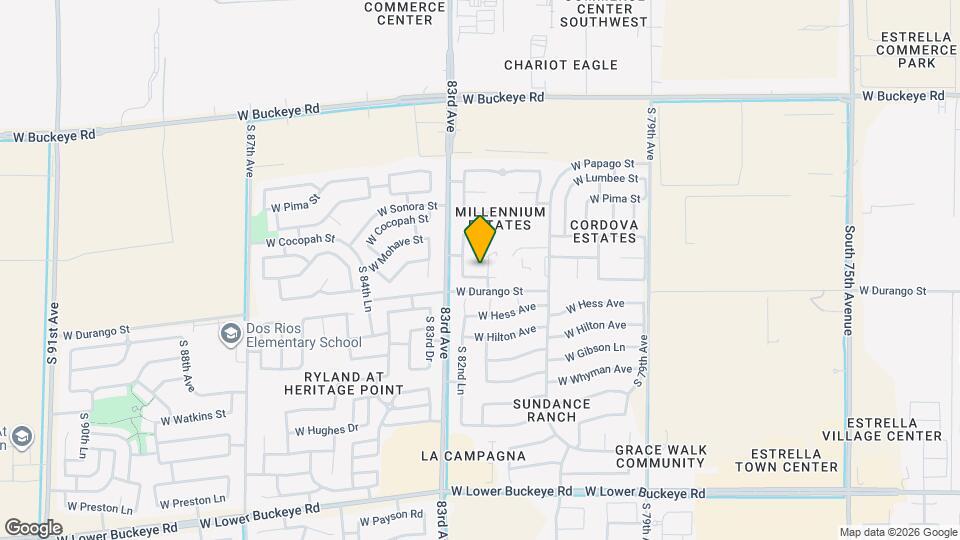 8208 W Apache St Map and Location Details