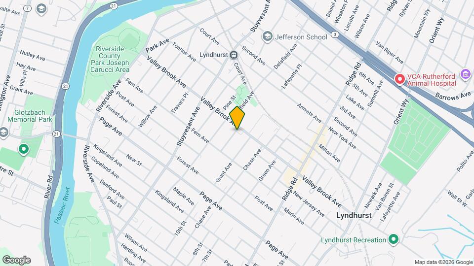 308 Lincoln Ave Mapa y Detalles de la Ubicación