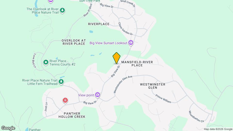 9805 Big View Dr Map and Location Details