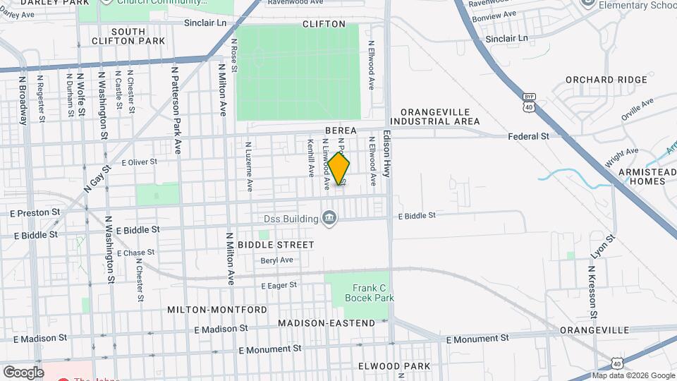 1300 N Potomac St Map and Location Details