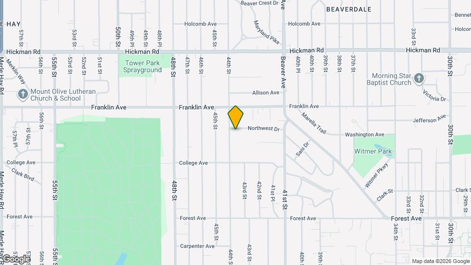 4322 Northwest Dr Map and Location Details