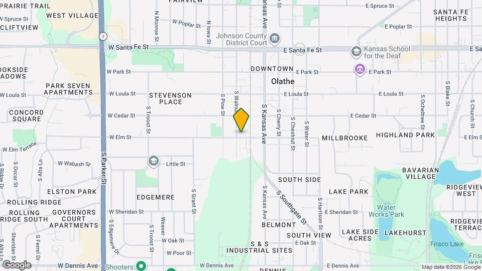 316 W Elm St Map and Location Details