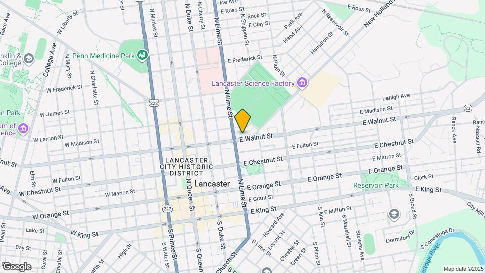 217 E Walnut St Map and Location Details