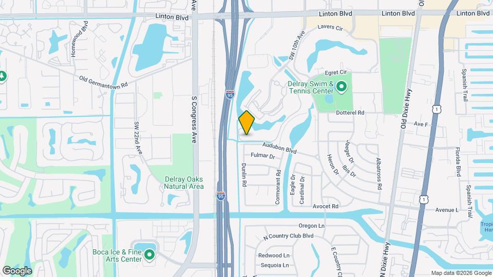 1345 Crystal Way, Unit Bahia Delray Map and Location Details