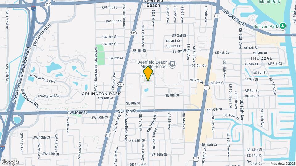 160 SE 7th St Map and Location Details