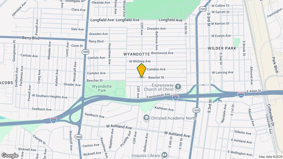 900 Beecher St Map and Location Details