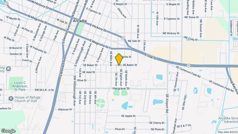 1013 SE 8th Ave Map and Location Details