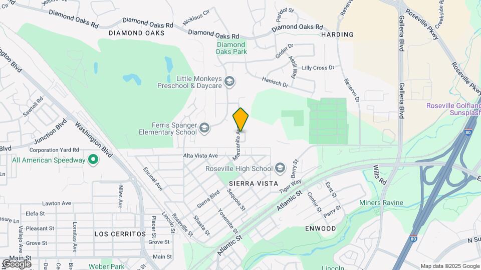 629 Lassen Way Map and Location Details