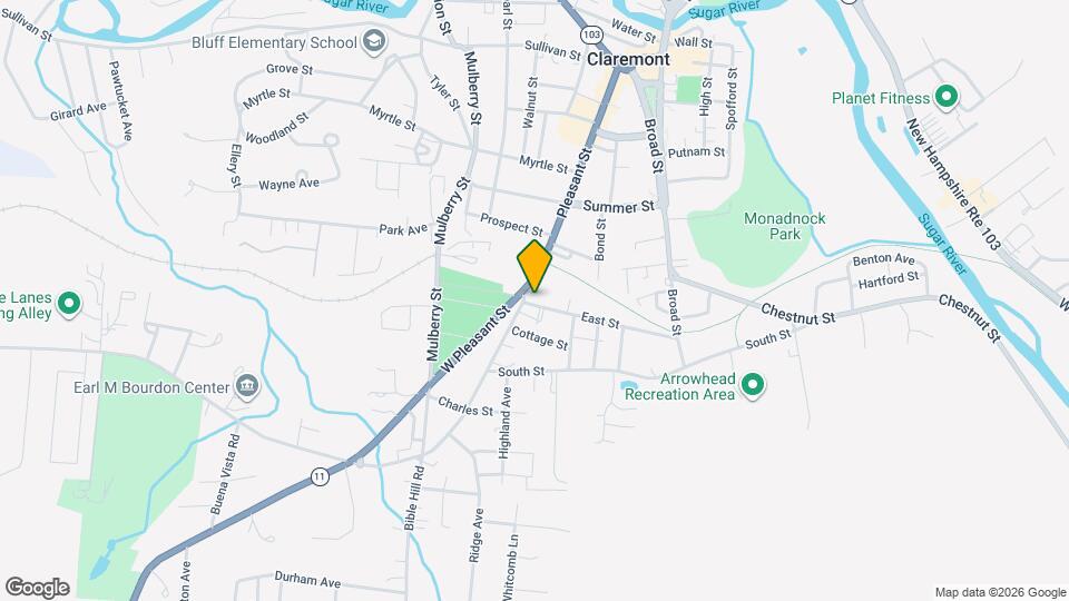 178 Pleasant St Mapa y Detalles de la Ubicación