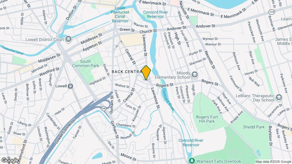 39 Wamesit St, Unit 1 Map and Location Details