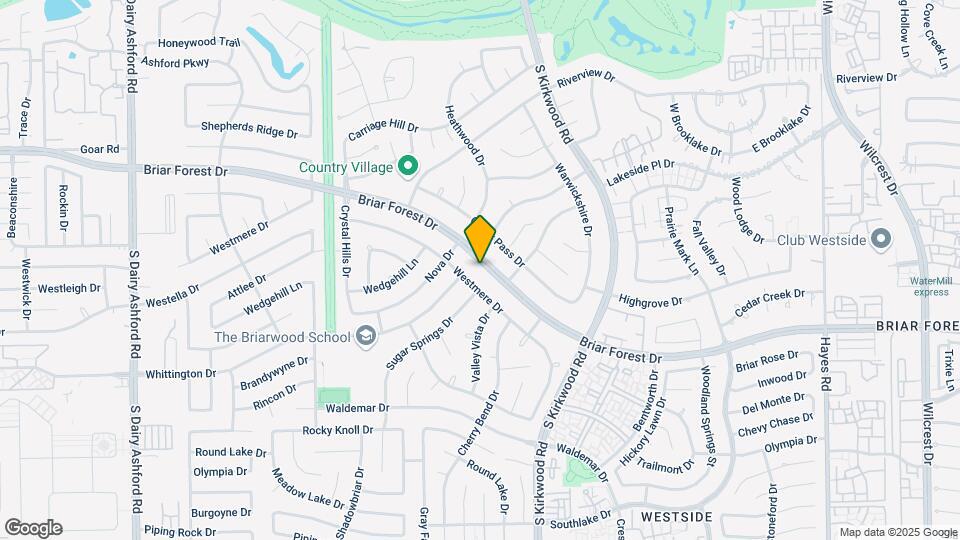 11923 Briar Forest Dr Map and Location Details