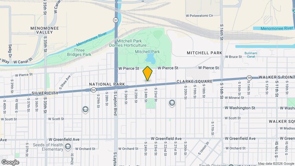 2334 W National Ave Map and Location Details