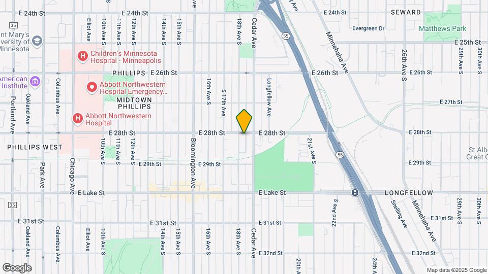 1811 E 28th St Mapa y Detalles de la Ubicación