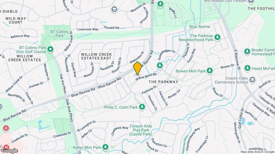 1480 Willow Bend Rd Map and Location Details