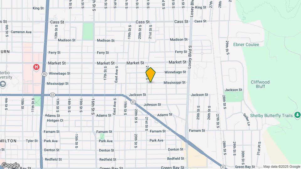 2110 Mississippi St Map and Location Details