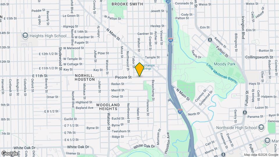 430 Pecore St, Unit A Map and Location Details