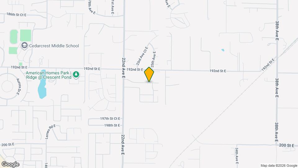 2420 193rd St E Map and Location Details