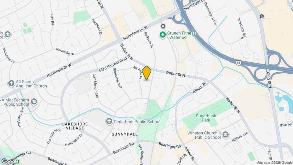 529 Parkside Dr, Unit 7 Map and Location Details