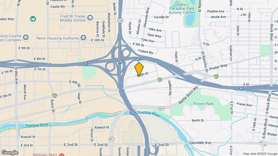 2400 E 5th St Map and Location Details