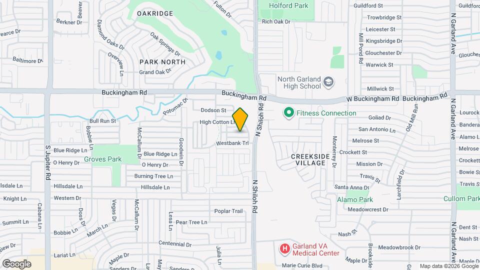 2530 Barnwood Ln Mapa y Detalles de la Ubicación