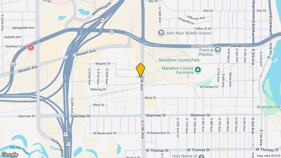 1701 W Porter St Map and Location Details