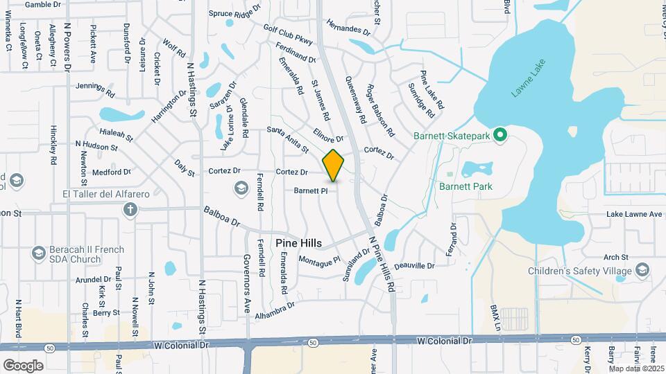1100 Santa Anita St Map and Location Details