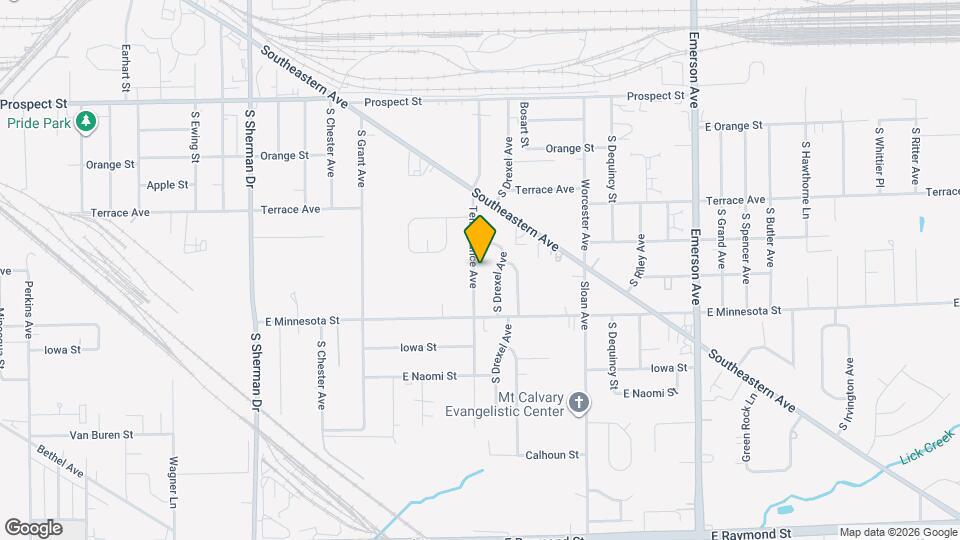 1545 Temperance Ave Map and Location Details