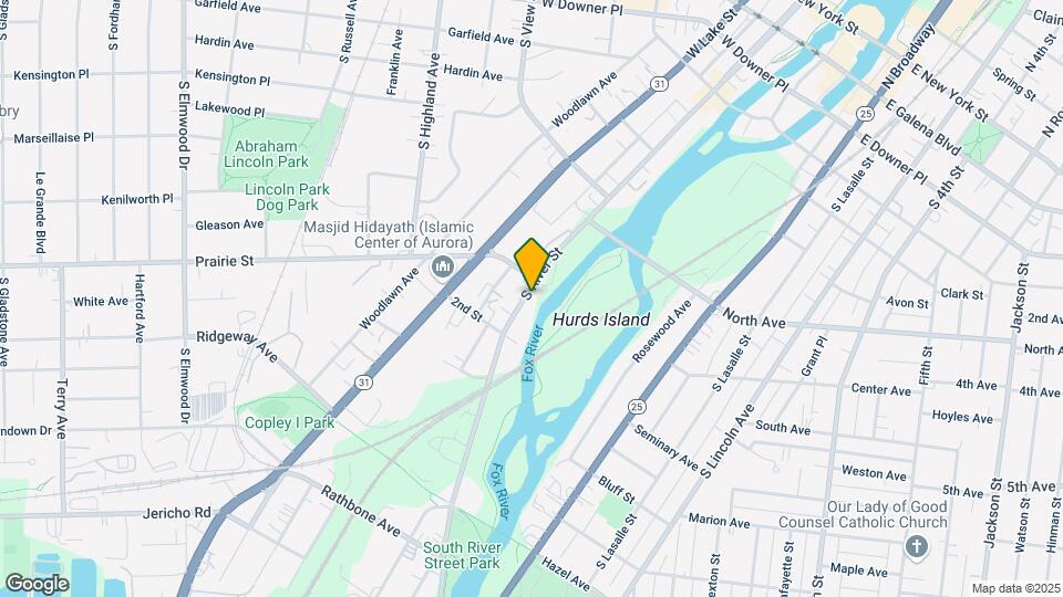 512 S River St Map and Location Details