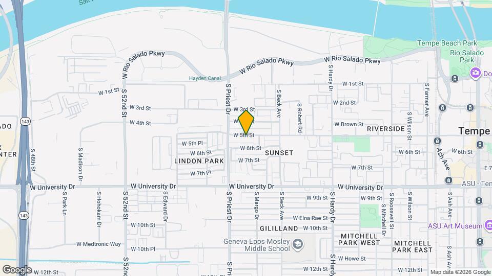 1297 W 5th St Mapa y Detalles de la Ubicación