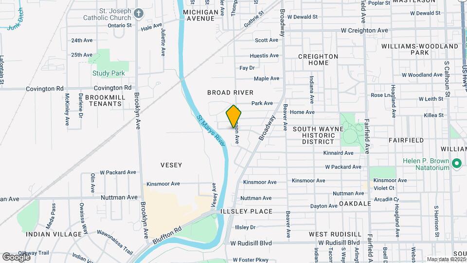 3006 Thompson Ave Map and Location Details