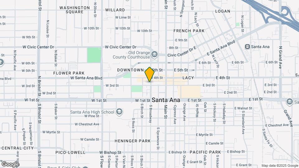 302 1/2 N Broadway Mapa y Detalles de la Ubicación