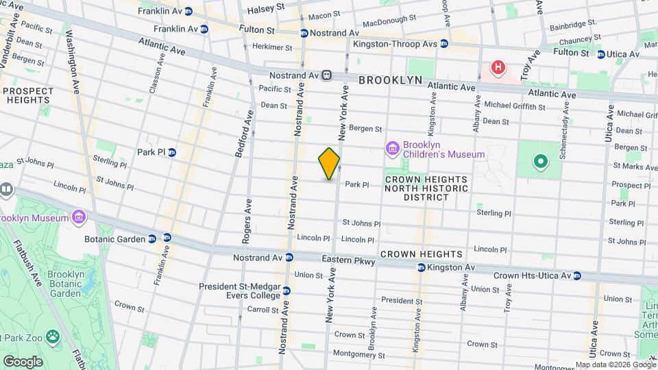 896 Park Pl Map and Location Details