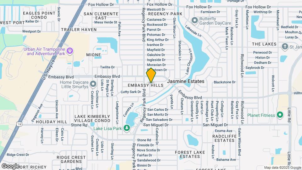 7225 Rosarian Dr Map and Location Details