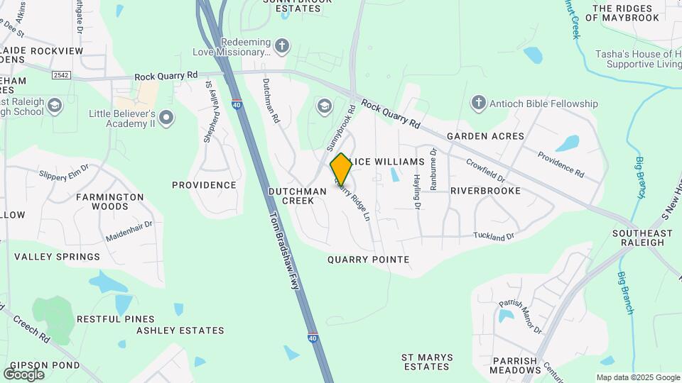 2609 Quarry Ridge Ln Map and Location Details