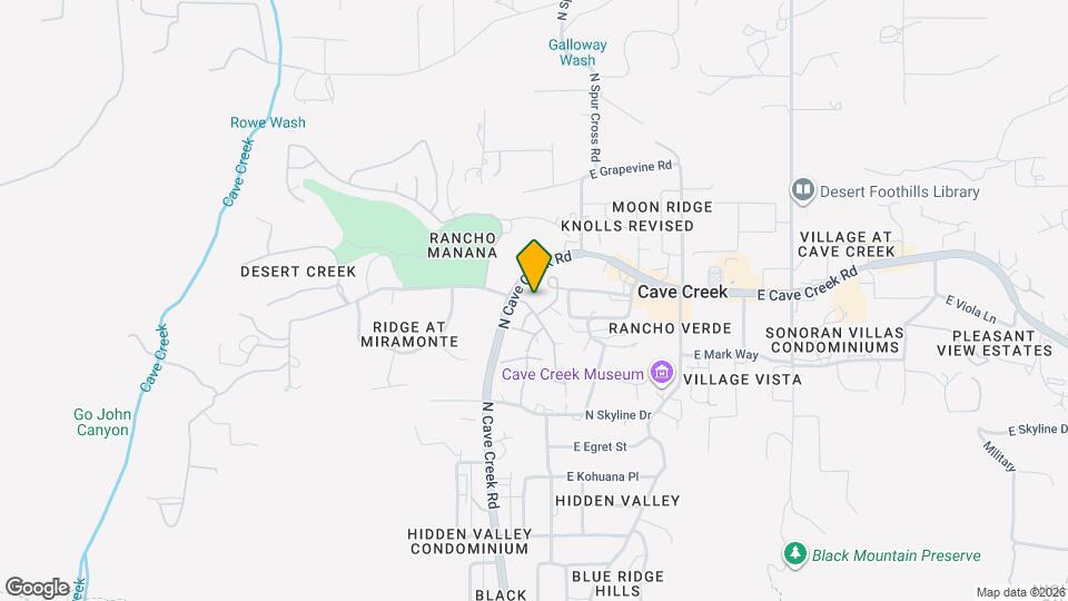 6016 E Rancho Manana Blvd Map and Location Details