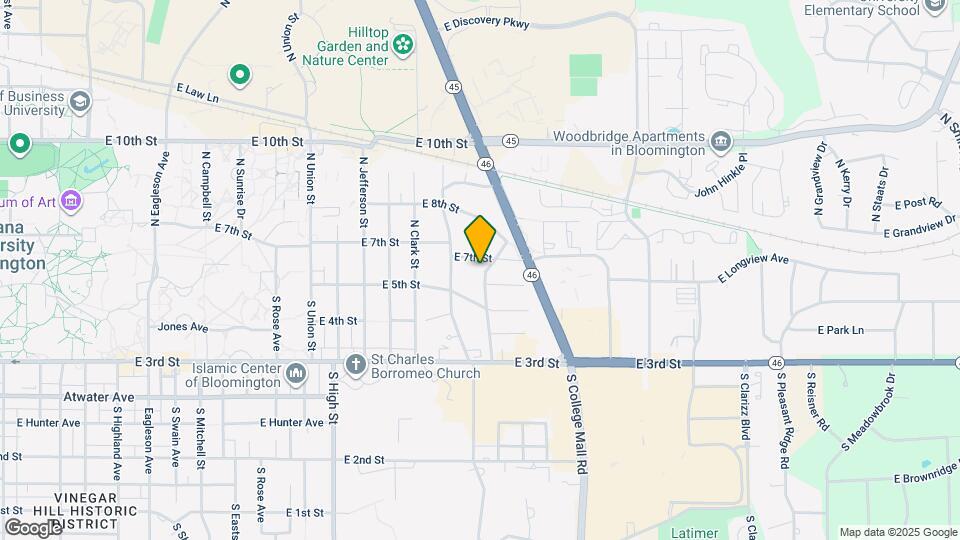 141 N Overhill Dr Map and Location Details