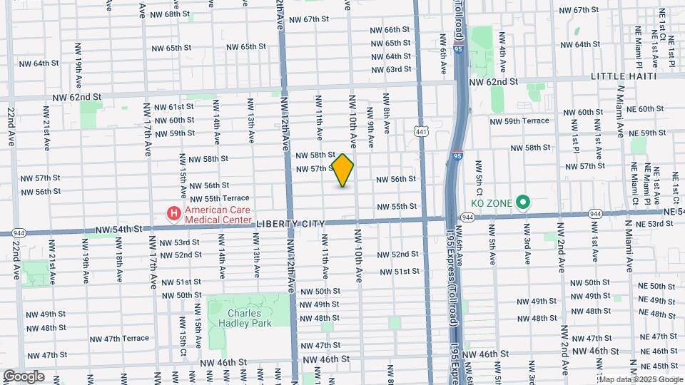 1045 NW 55th Terrace Map and Location Details