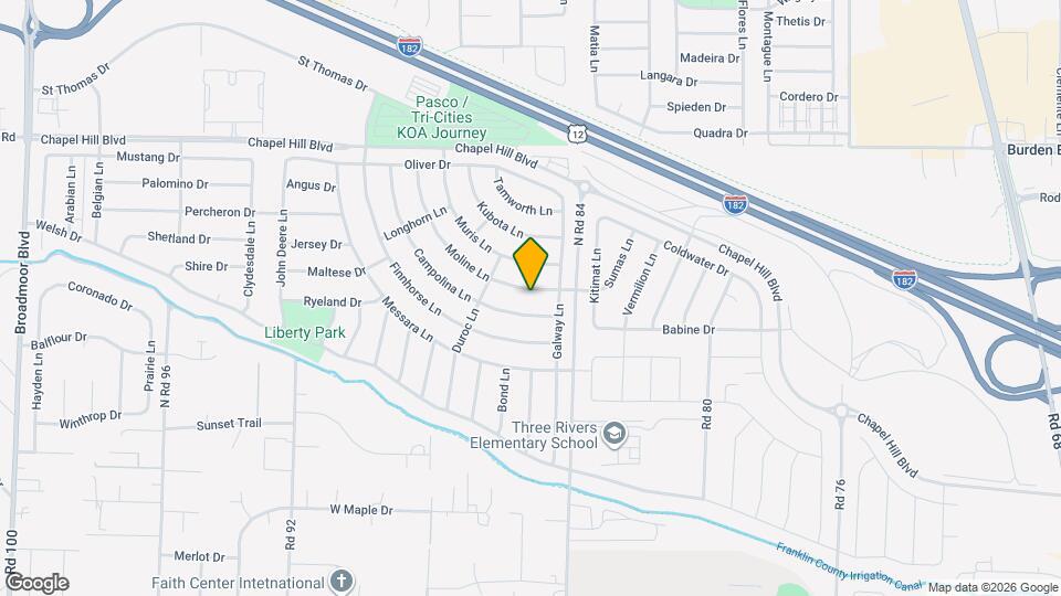 4414 Moline Ln Map and Location Details