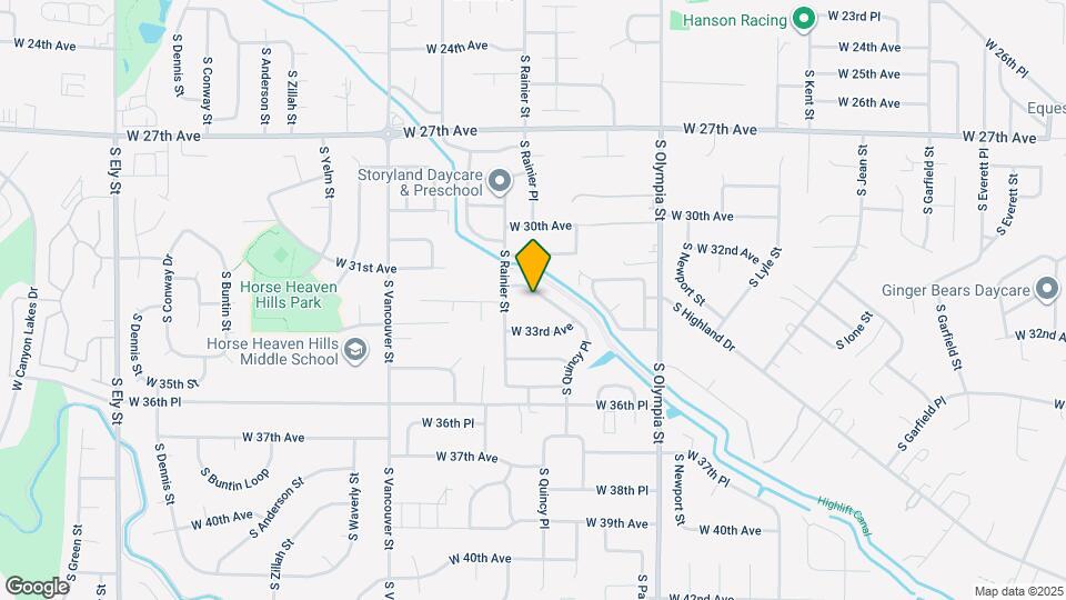 3214 S Quincy Pl Map and Location Details