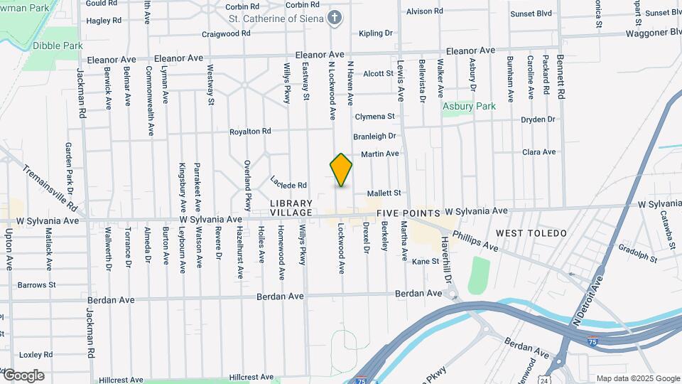 4104 N Lockwood Ave Map and Location Details