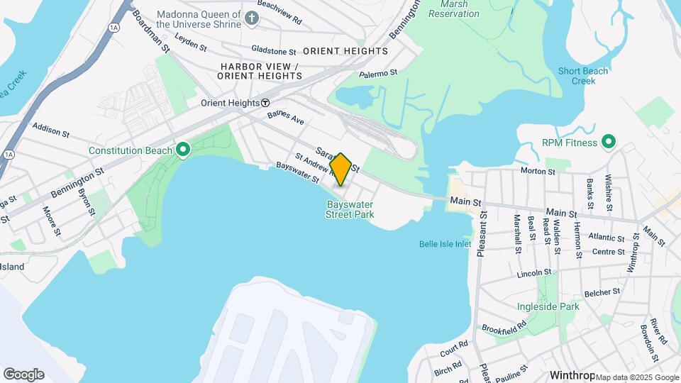 154 Bayswater St, Unit 2 Map and Location Details